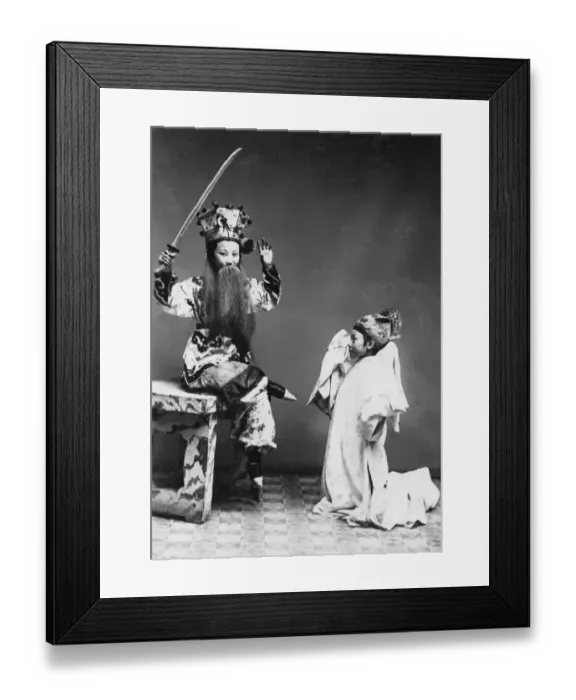 Framed Print : Chinese Actors Framed Print : Chinese Actors