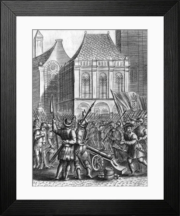 Framed Print : Fighting at Munster Framed Print : Fighting at Munster