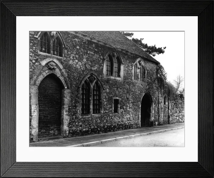 Framed Print : New Romney Priory Walls Framed Print : New Romney Priory Walls