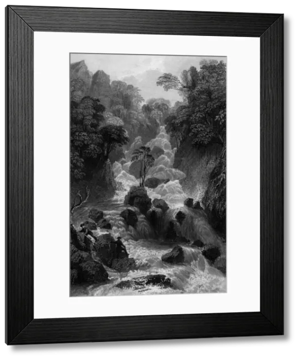 Framed Print : Lodore Falls, Lake District Framed Print : Lodore Falls, Lake District