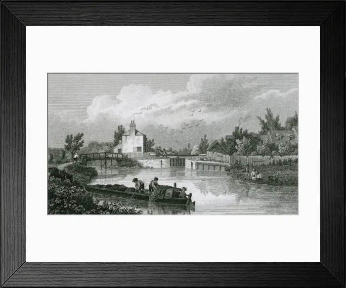 Framed Print : OSNEY LOCK Framed Print : OSNEY LOCK
