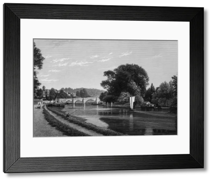 Framed Print : Richmond Bridge, London Framed Print : Richmond Bridge, London