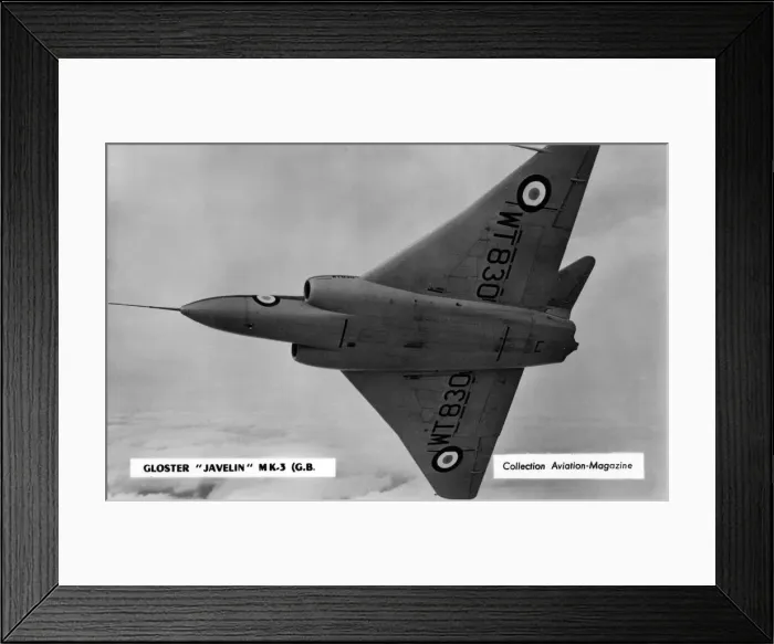 Framed Print : Gloster Javelin Mk 3 Framed Print : Gloster Javelin Mk 3