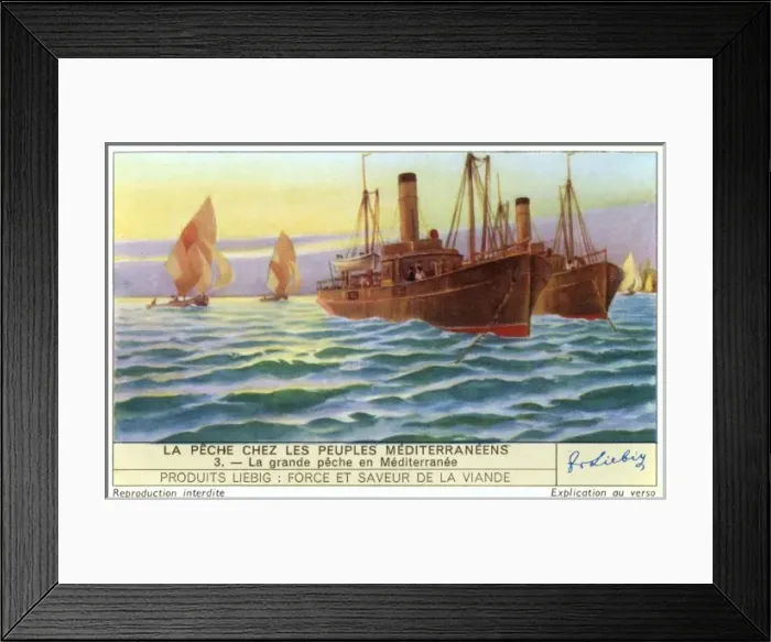 Framed Print : Mediterranean Steamers Framed Print : Mediterranean Steamers