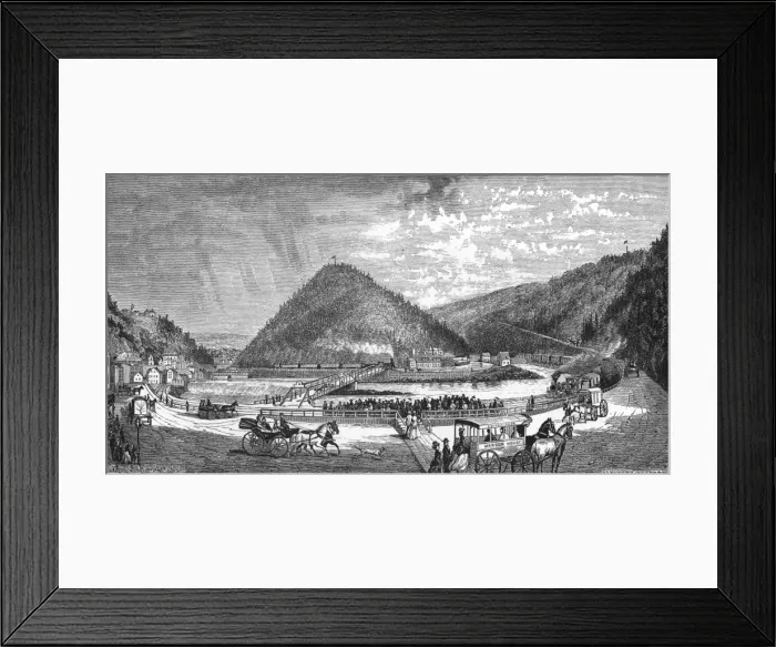 Framed Print : Mauch Chunk Pa Framed Print : Mauch Chunk Pa