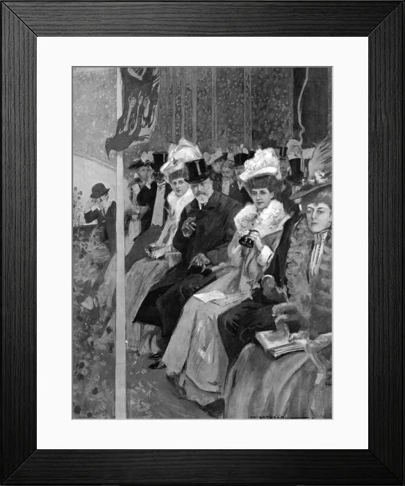 Framed Print : The King Opens the Olympic Games, 1908 Framed Print : The King Opens the Olympic Games, 1908