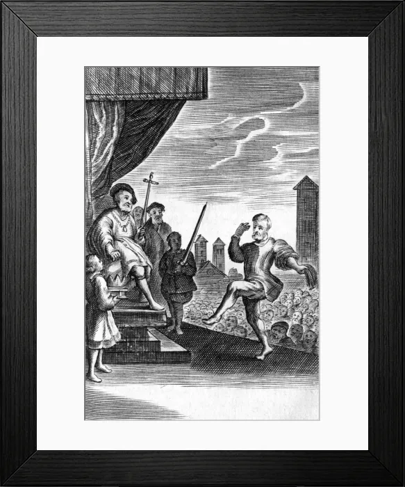 Framed Print : Anabaptist Prophecy Framed Print : Anabaptist Prophecy