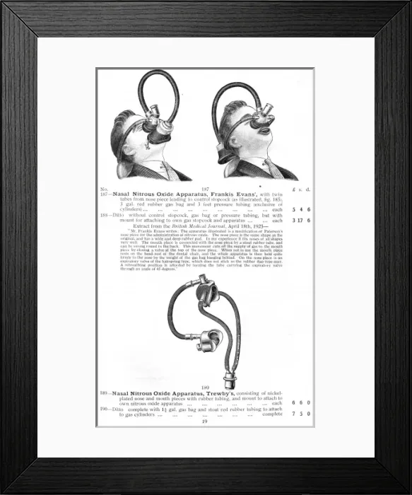 Framed Print : Anaesthetic Apparatus Framed Print : Anaesthetic Apparatus