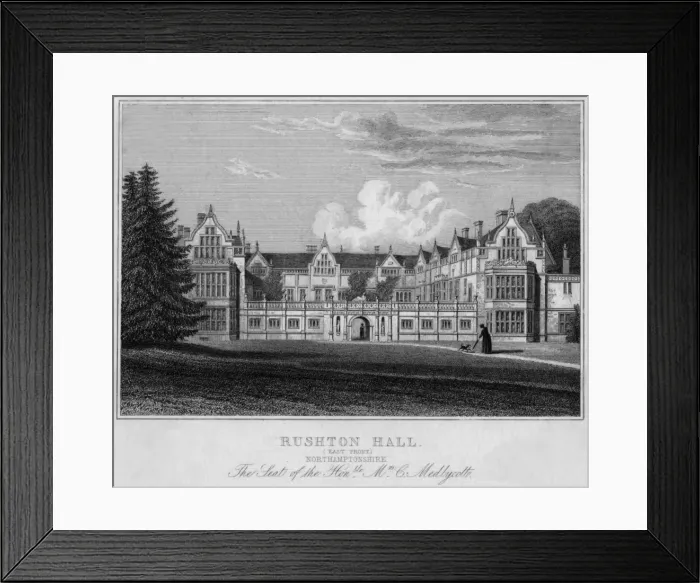Framed Print : Rushton Hall, Northamptonshire Framed Print : Rushton Hall, Northamptonshire