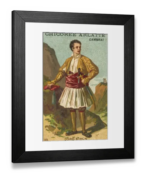 Framed Print : Byron a LA Greque Framed Print : Byron a LA Greque