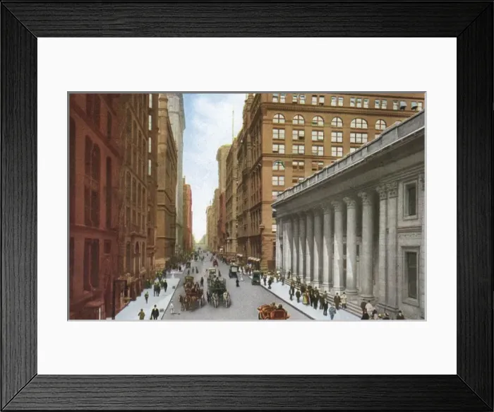 Framed Print : Chicago LA Salle Street Framed Print : Chicago LA Salle Street