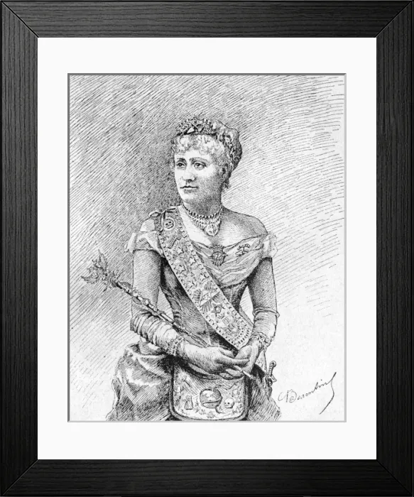 Framed Print : Female Mason - 1 Framed Print : Female Mason - 1
