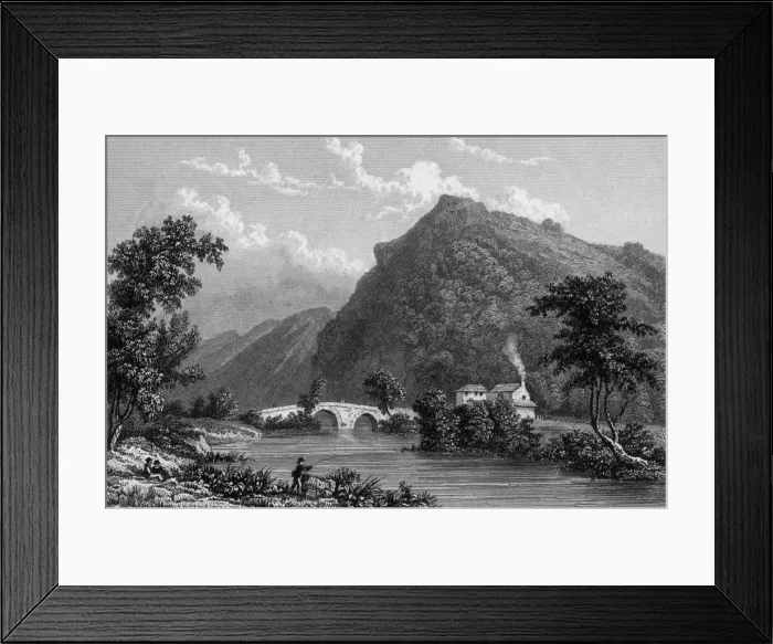Framed Print : Nottar Bridge, Cornwall Framed Print : Nottar Bridge, Cornwall