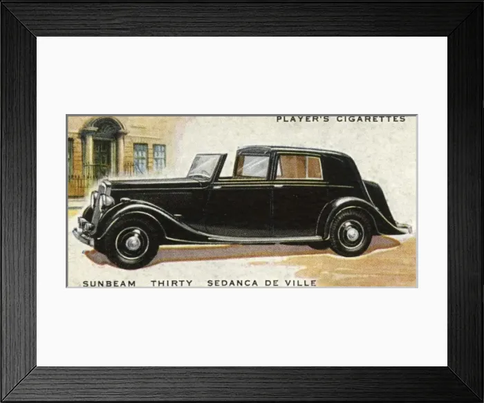 Framed Print : Sunbeam Sedanca Framed Print : Sunbeam Sedanca
