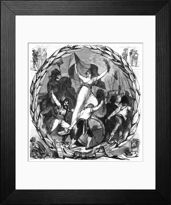 Framed Print : Revolution Allegorised Framed Print : Revolution Allegorised