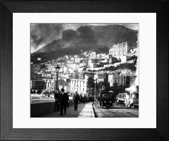 Framed Print : Monaco Les Roches Framed Print : Monaco Les Roches