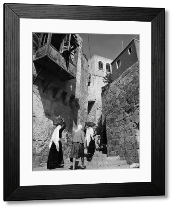 Framed Print : Jerusalem Street Scene Framed Print : Jerusalem Street Scene