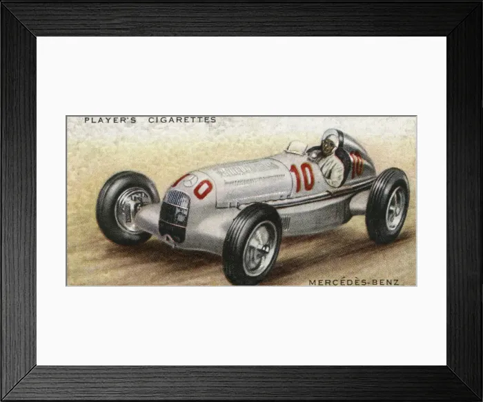 Framed Print : Mercedes-Benz Racer Framed Print : Mercedes-Benz Racer