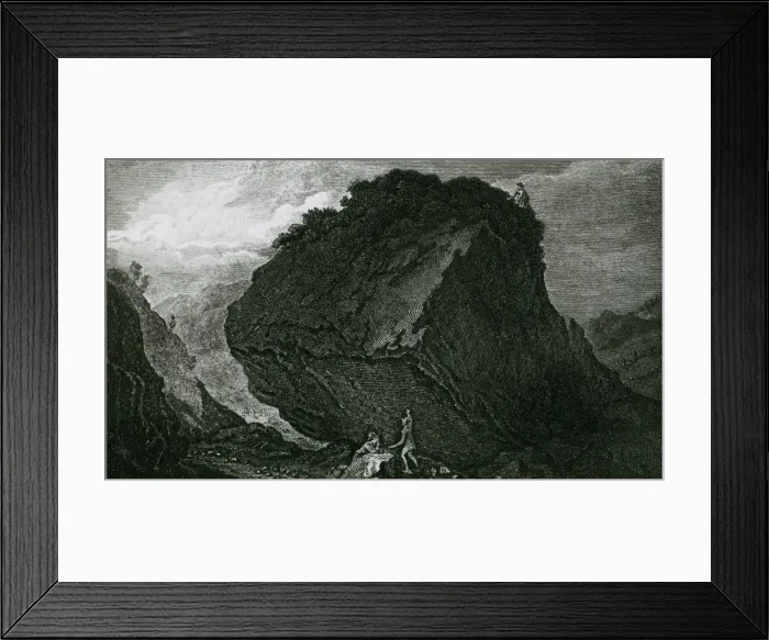 Framed Print : Bowder Stone, Borrowdale, Lake District Framed Print : Bowder Stone, Borrowdale, Lake District