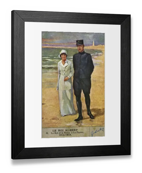 Framed Print : Albert I & Elisabeth Framed Print : Albert I & Elisabeth