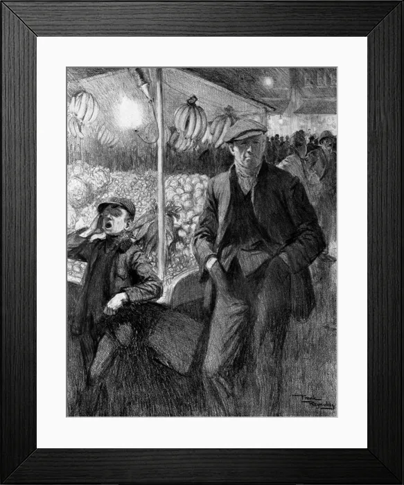 Framed Print : A London Costermonger, 1910 Framed Print : A London Costermonger, 1910