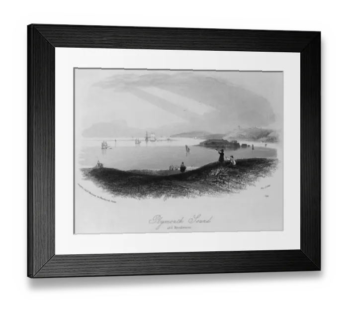 Framed Print : PLYMOUTH, Devon Framed Print : PLYMOUTH, Devon