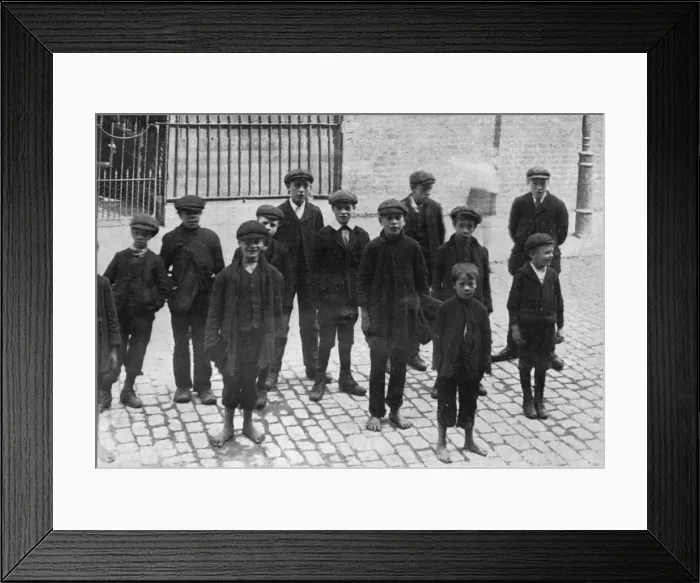 Framed Print : Raw material - Recruits for the St. Georges Wesleyan School Framed Print : Raw material - Recruits for the St. Georges Wesleyan School