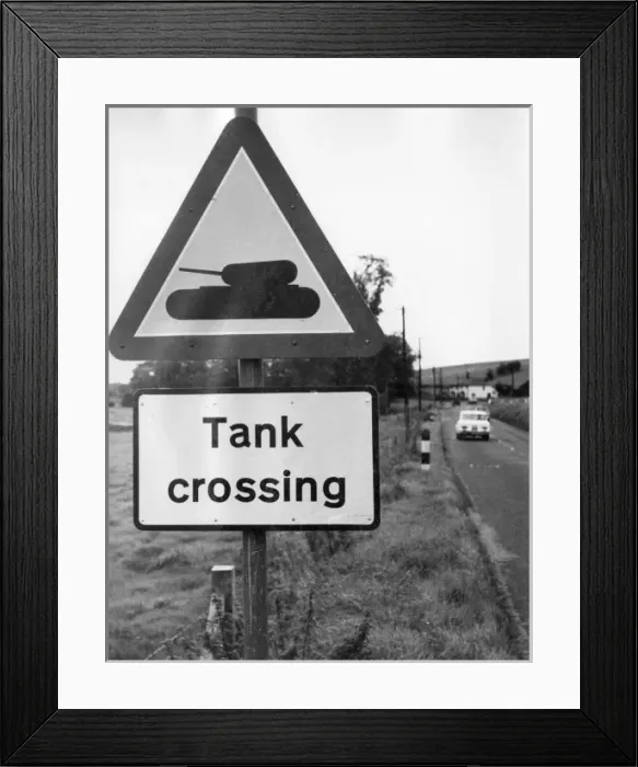 Framed Print : Tank Crossing Framed Print : Tank Crossing