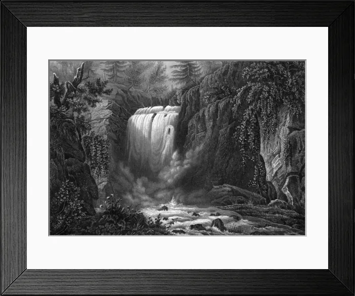 Framed Print : Geroldsau Wasserfall Framed Print : Geroldsau Wasserfall