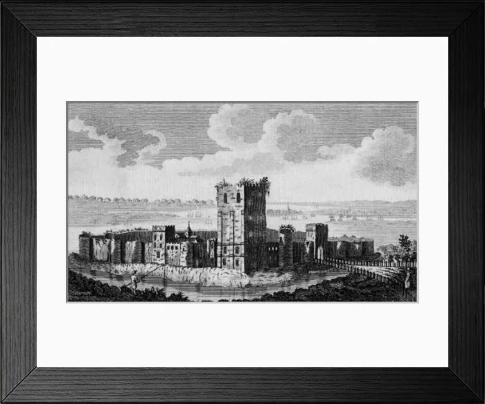 Framed Print : PORCHESTER CASTLE, Hampshire Framed Print : PORCHESTER CASTLE, Hampshire