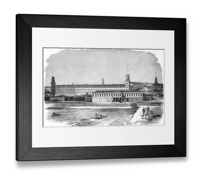 Framed Print : The Allied Barracks at Scutari, Crimean War, 1854 Framed Print : The Allied Barracks at Scutari, Crimean War, 1854