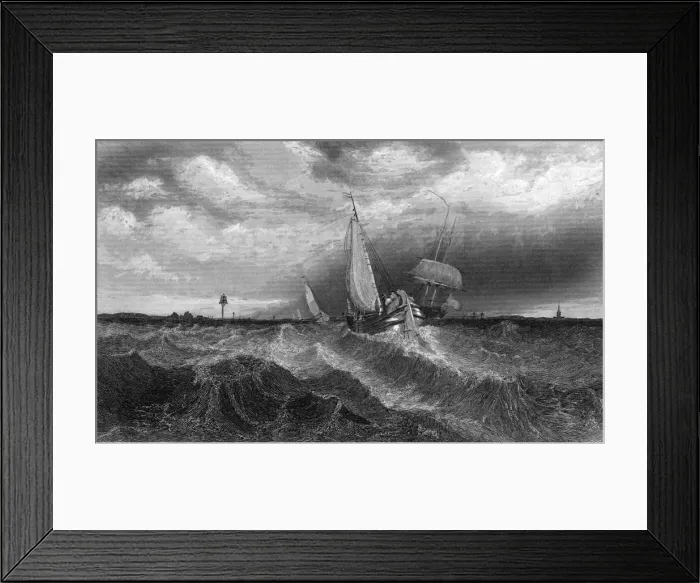 Framed Print : Polish Coastal Scene Framed Print : Polish Coastal Scene