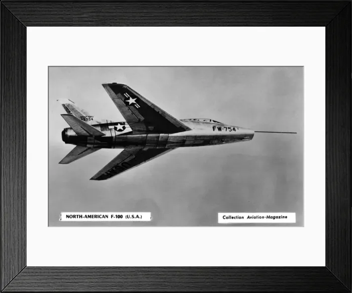 Framed Print : North American F-100 Framed Print : North American F-100