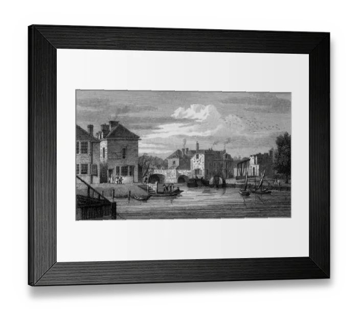 Framed Print : Boat House, Oxford Framed Print : Boat House, Oxford