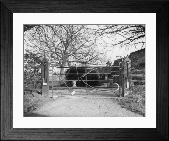 Framed Print : Unusual Farmyard Gate Framed Print : Unusual Farmyard Gate