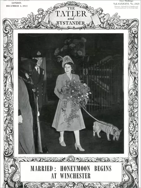 Royal Wedding 1947 - honeymoon begins