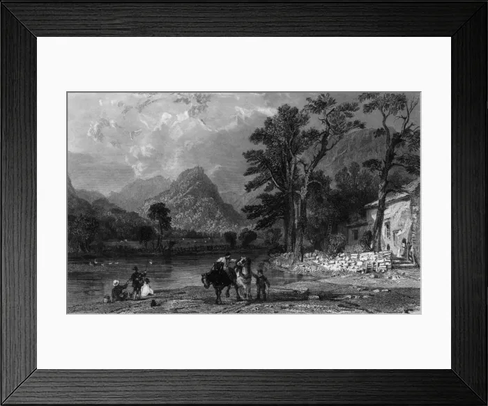 Framed Print : Castle Crag, Borrowdale, Lake District Framed Print : Castle Crag, Borrowdale, Lake District