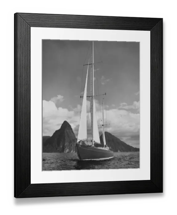 Framed Print : West Indies Yacht Framed Print : West Indies Yacht