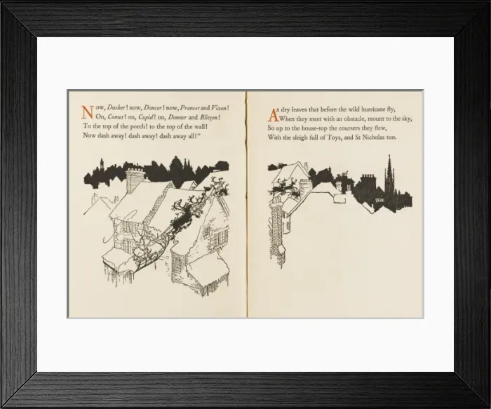 Framed Print : Night before Christmas Framed Print : Night before Christmas