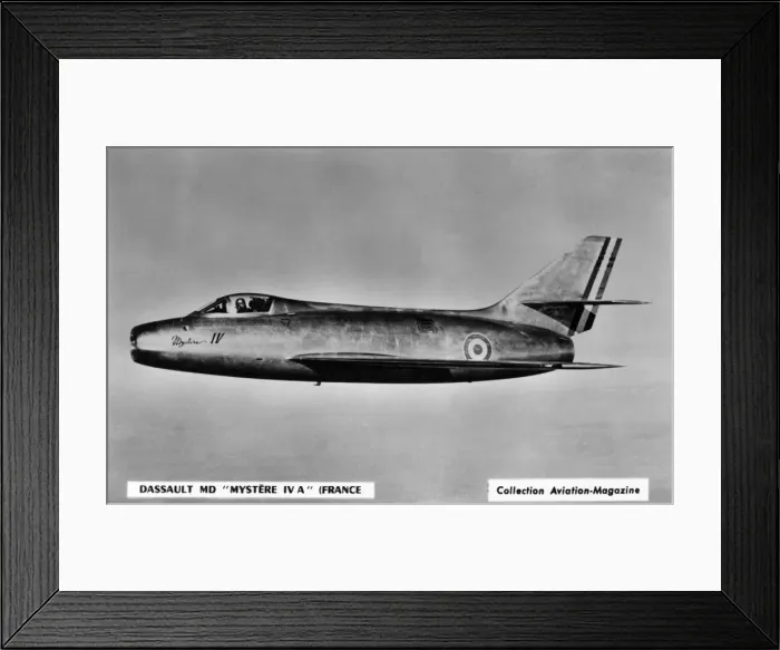 Framed Print : Dassault Mystere Framed Print : Dassault Mystere