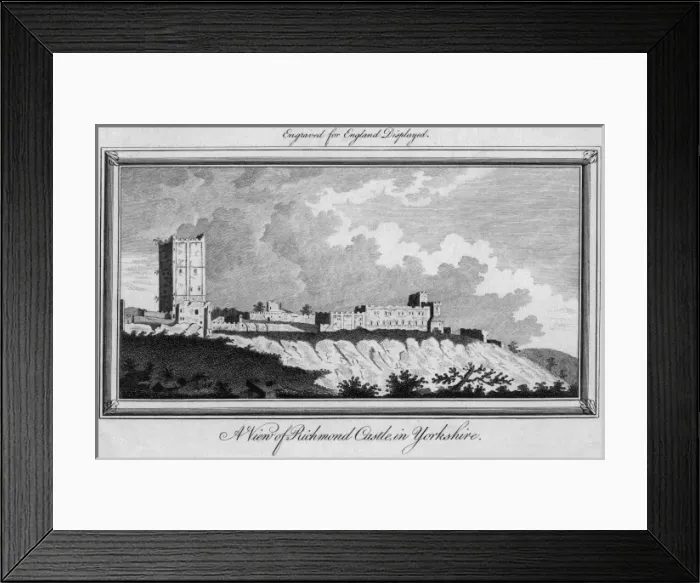 Framed Print : Richmond Castle, Yorkshire Framed Print : Richmond Castle, Yorkshire