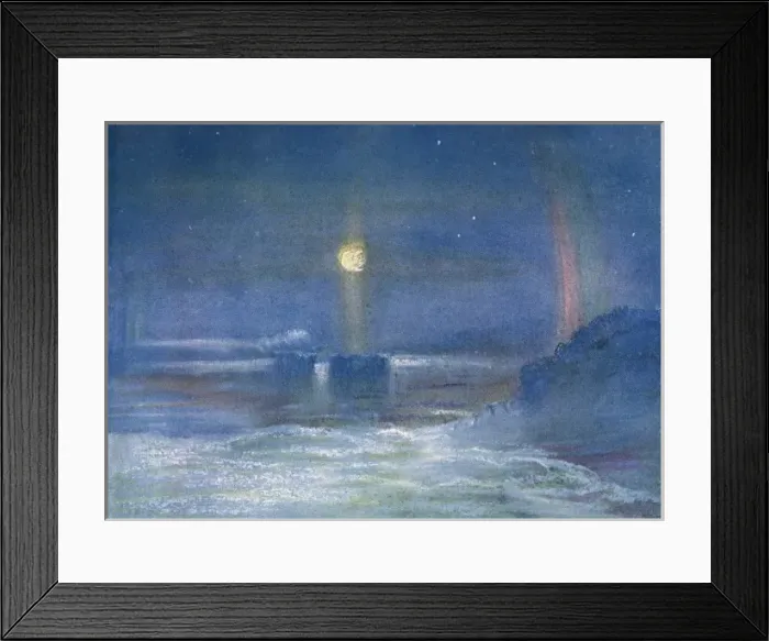 Framed Print : PARSELENE. Parselene and lunar rainbow Date: 1907 - 1909 Framed Print : PARSELENE. Parselene and lunar rainbow Date: 1907 - 1909