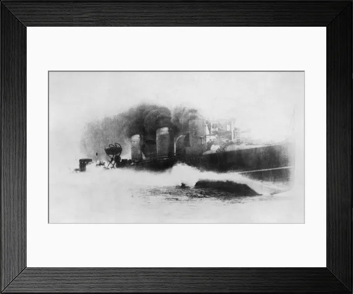 Framed Print : Destroyer at Speed 2 Framed Print : Destroyer at Speed 2