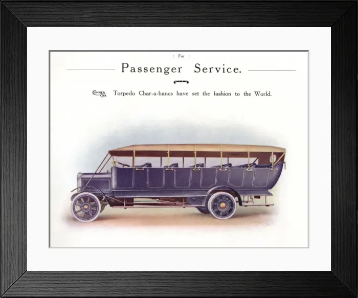 Framed Print : Commer Charabanc - 2 Framed Print : Commer Charabanc - 2