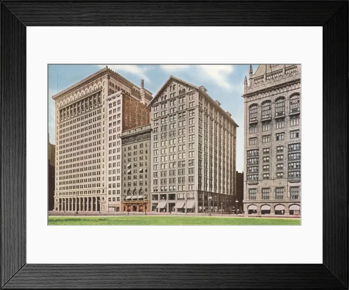 Framed Print : Chicago Michigan Ave Framed Print : Chicago Michigan Ave