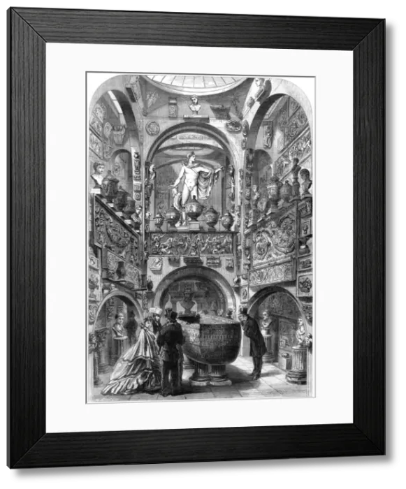 Framed Print : The Sarcophagus Room, Sir John Soanes Museum, 1864 Framed Print : The Sarcophagus Room, Sir John Soanes Museum, 1864