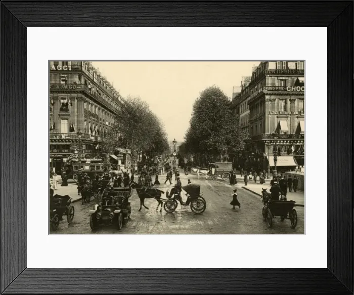 Framed Print : Paris Boulevards Framed Print : Paris Boulevards
