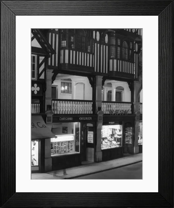 Framed Print : Chester Rows Framed Print : Chester Rows