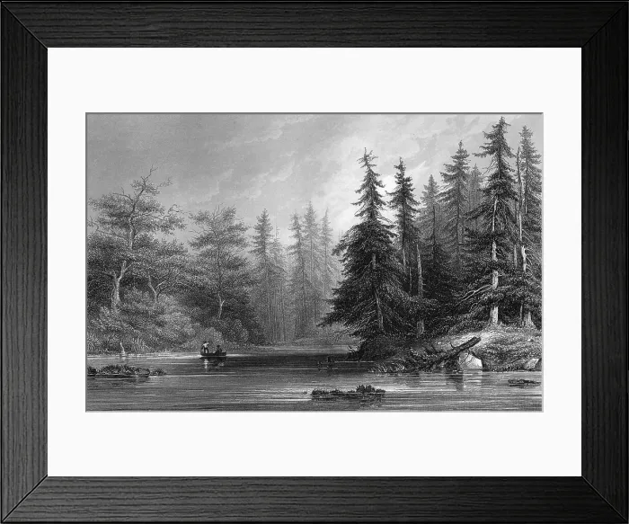 Framed Print : Barhydts Lake Framed Print : Barhydts Lake