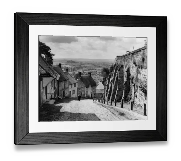 Framed Print : Gold Hill, Shaftesbury Framed Print : Gold Hill, Shaftesbury